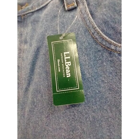 LL Bean Men's Jeans Relaxed Fit Straight Leg Faded Denim Cotton - 38 x 32  NWT - Picture 4 of 9